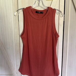 Doe & Rae Sleeveless Terracotta Tank Top